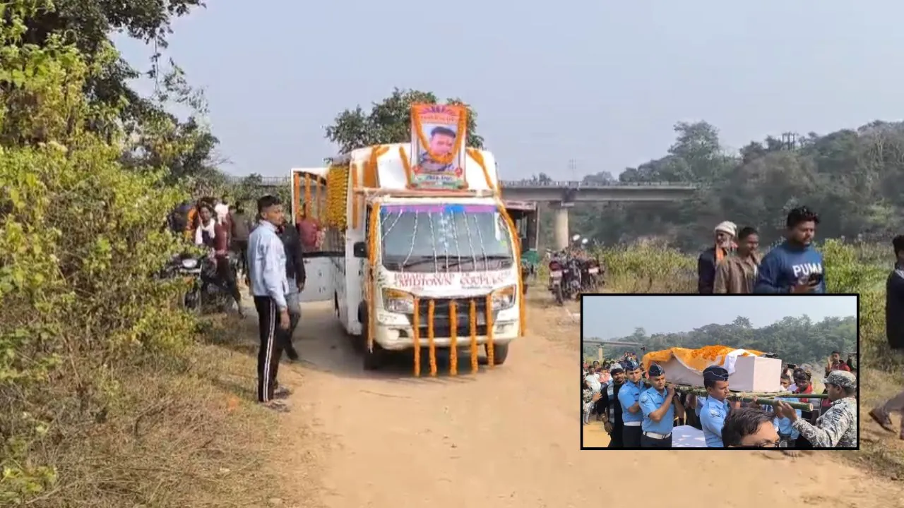 देशभक्ति नारों से गूंज उठा आसमान, राजस्थान के जोधपुर में बोकारो का दीपक शहीद