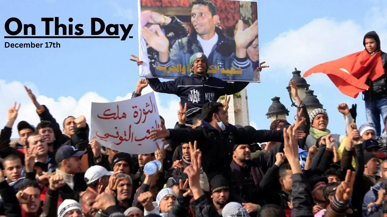 On This Day: ट्यूनीशियाई क्रांति के जन्म से बदल गई Arab World की तस्वीर