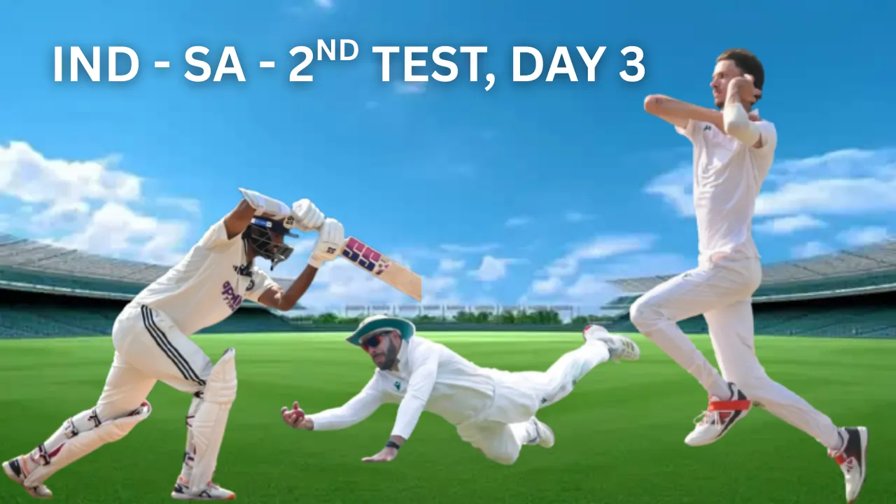 Ind-SA 2nd Test, Day 3: Marco Yanson का कमाल! गुवाहाटी टेस्ट में साउथ अफ्रीका ने भारत पर बनाई मजबूत पकड़