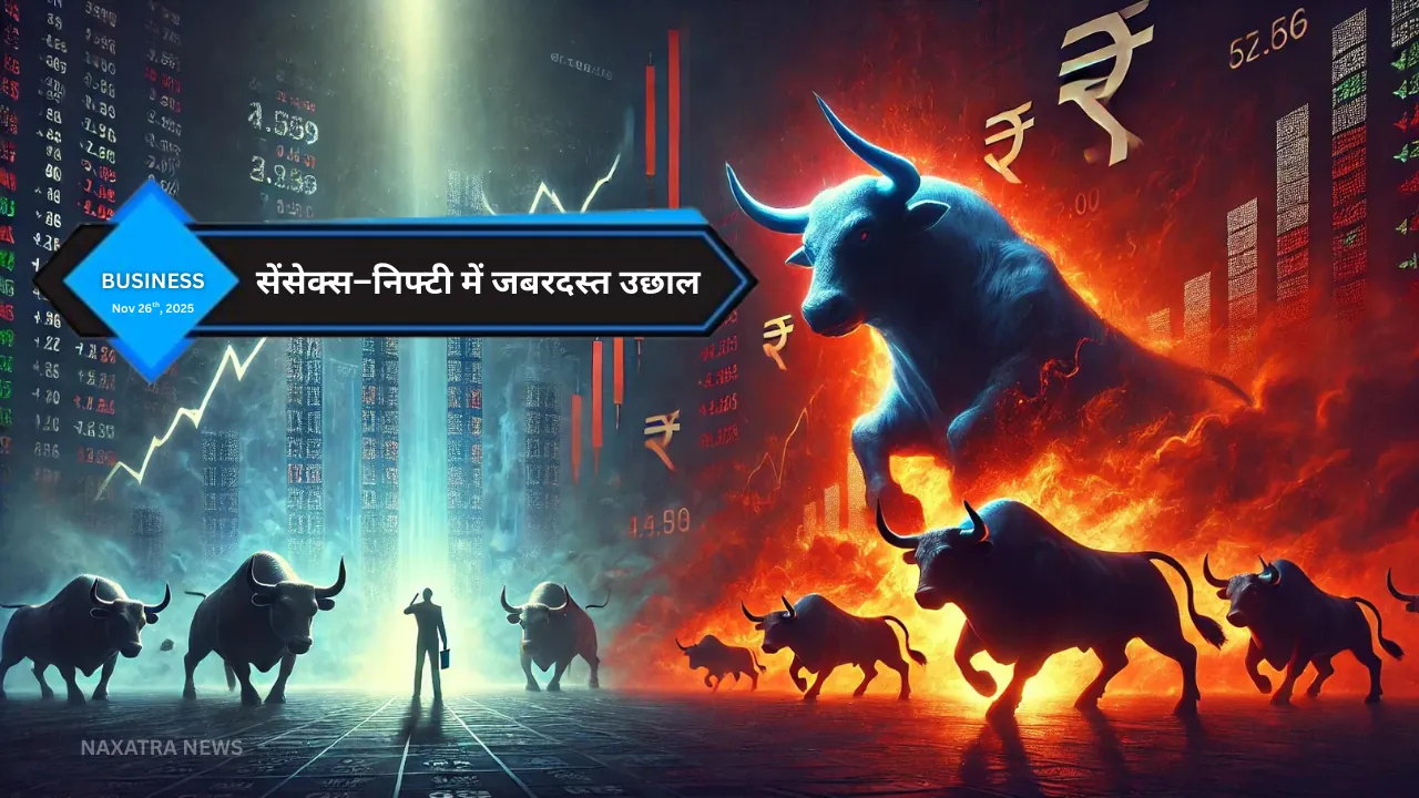 सेंसेक्स–निफ्टी में जबरदस्त उछाल! फेड रेट कट के संकेत से निवेशकों में जोश