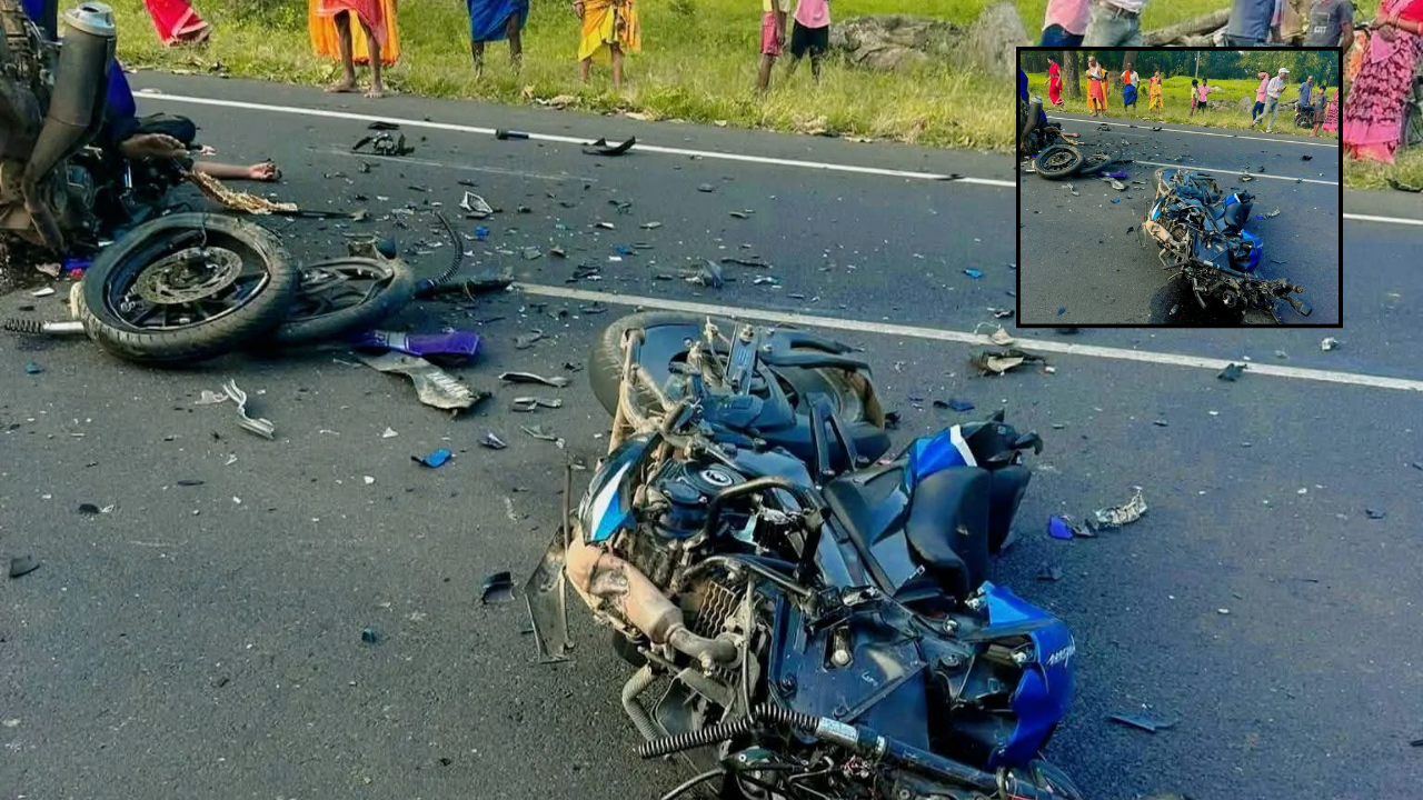 दर्दनाक हादसा : दो बाइक सवारों की भिड़ंत, मौके पर ही तोड़ दिया दम