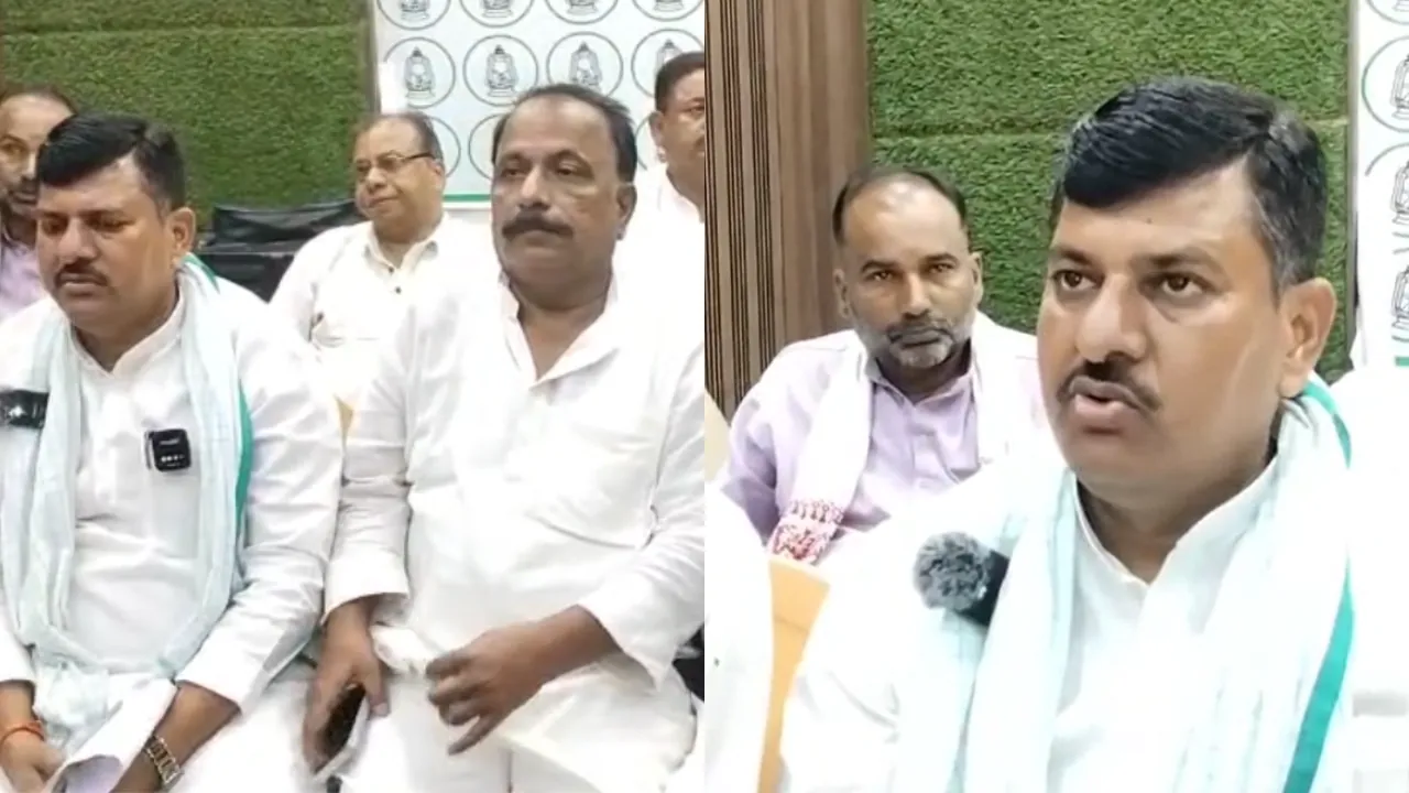 RJD विधायक विजय सम्राट ने जारी किया 28 मुद्दे का संकल्प पत्र, महागठबंधन की जीत का किया दावा