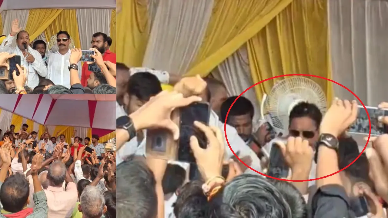भाषण के दौरान मंच टूटा और नीचे धड़ाम से गिरे अनंत सिंह, समर्थक लगाते रहे जिंदाबाद-जिंदाबाद के नारे !