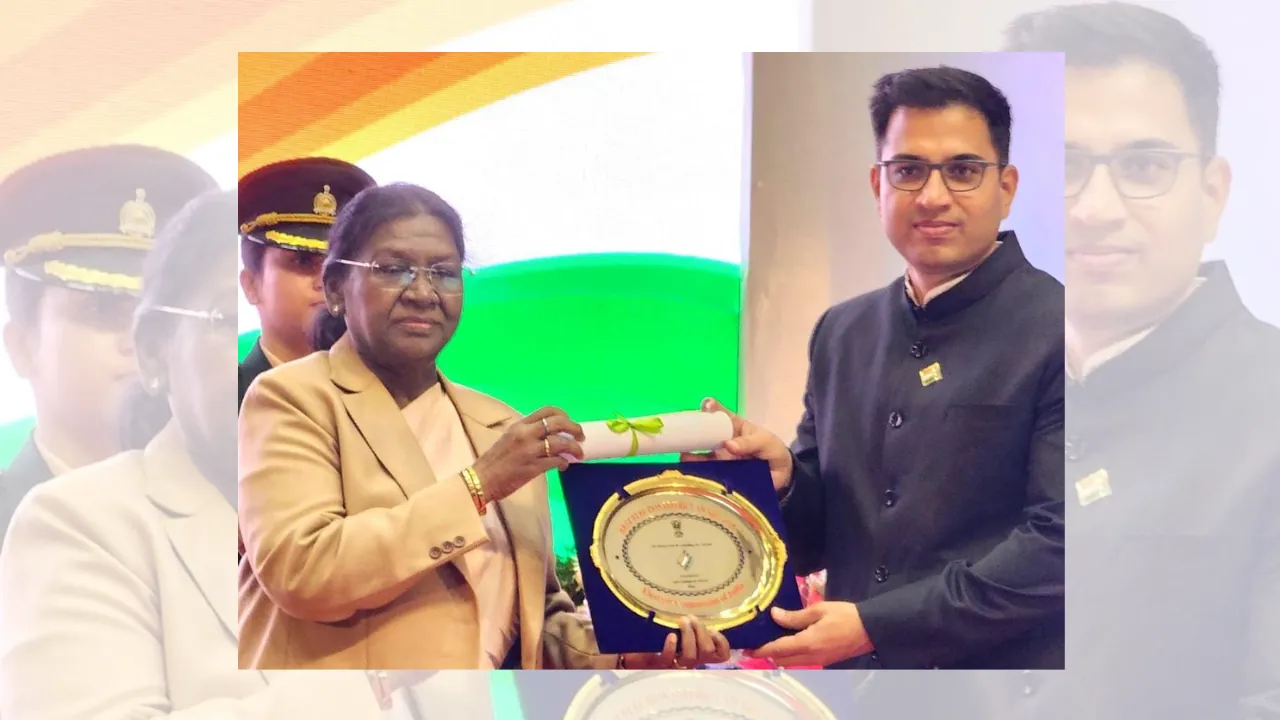 राष्ट्रीय मतदाता दिवस पर राष्ट्रपति ने पूर्वी चंपारण जिला को 'सर्वश्रेष्ठ निर्वाचन जिला पुरस्कार' से किया सम्मानित