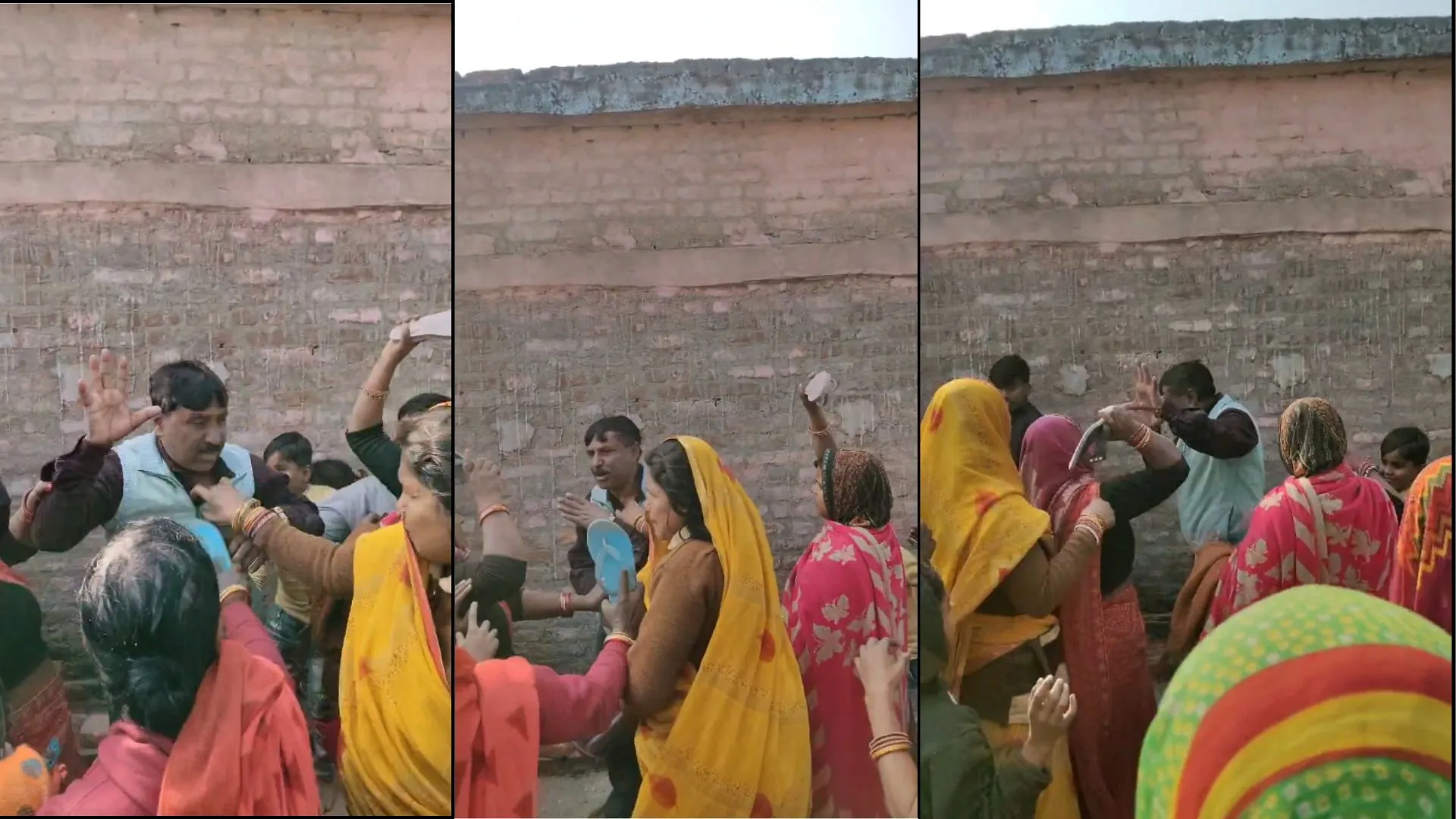 छात्राओं और शिक्षिका के साथ छेड़खानी ‘माट साब’ को पड़ी भारी, ग्रामीणों ने जूता-चप्पल से की पिटाई, वीडियो हो गया वायरल  