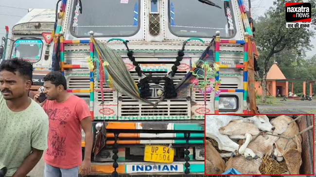 निरसाः विश्व हिंदू परिषद के लोगों ने पकड़ा गोवंश लदा ट्रक, सवालों के घेरे में आई मैथन पुलिस
