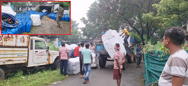 गिरिडीह में नकली अवैध शराब का भंडाभोड़, 20 हजार लीटर जानलेवा स्प्राइट जब्त, 5 गिरफ्तार