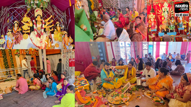 मां दुर्गा के सातवें स्वरूप माता कालरात्रि की आराधना में डूबा गिरिडीह