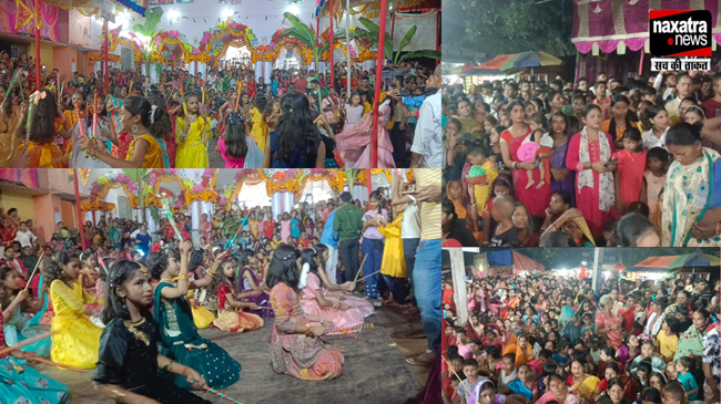 नवरात्रि पर बलबड्डा दुर्गा पूजा बना आकर्षण का केंद्र, गंगा आरती से लेकर डांडिया उत्सव तक उमड़ी श्रद्धालुओं की भीड़