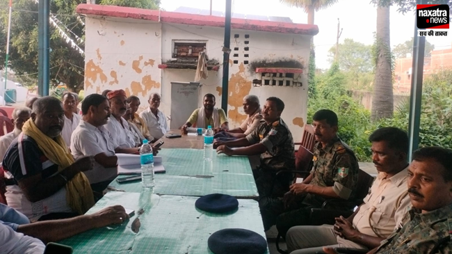 बलबड्डा में दुर्गा पूजा को लेकर शांति समिति की बैठक, भीड़ -भाड़ वाले क्षेत्रों में तैनात होगा अतिरिक्त पुलिस बल