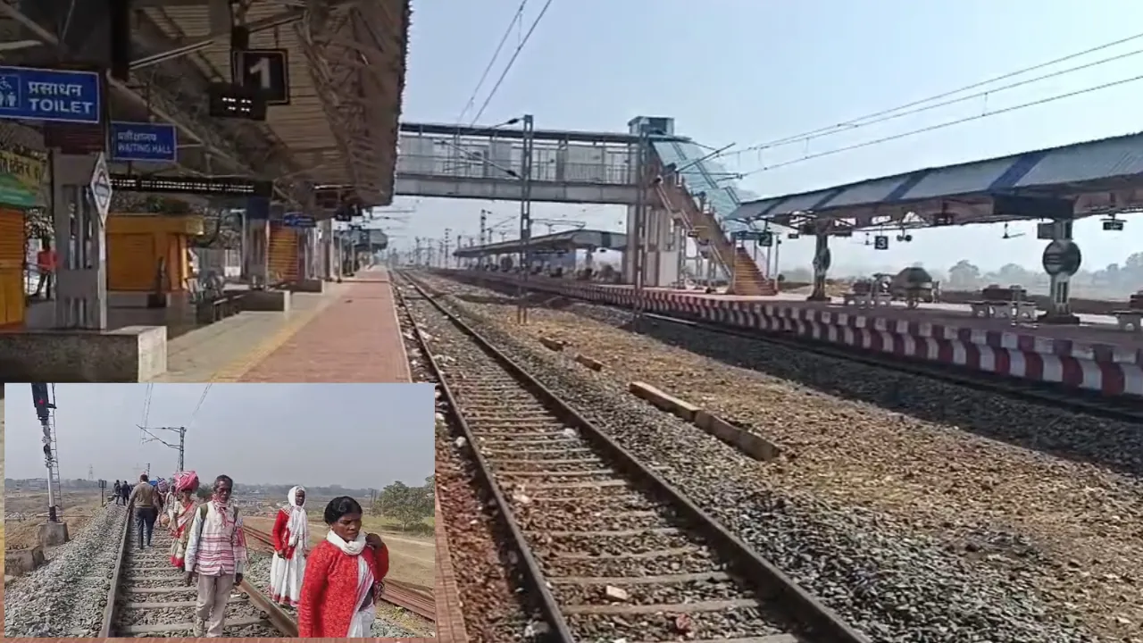 लोहरदगा की लाइफलाइन रेलवे स्टेशन में पसरा सन्नाटा, रेल सेवा पूरी तरह ठप