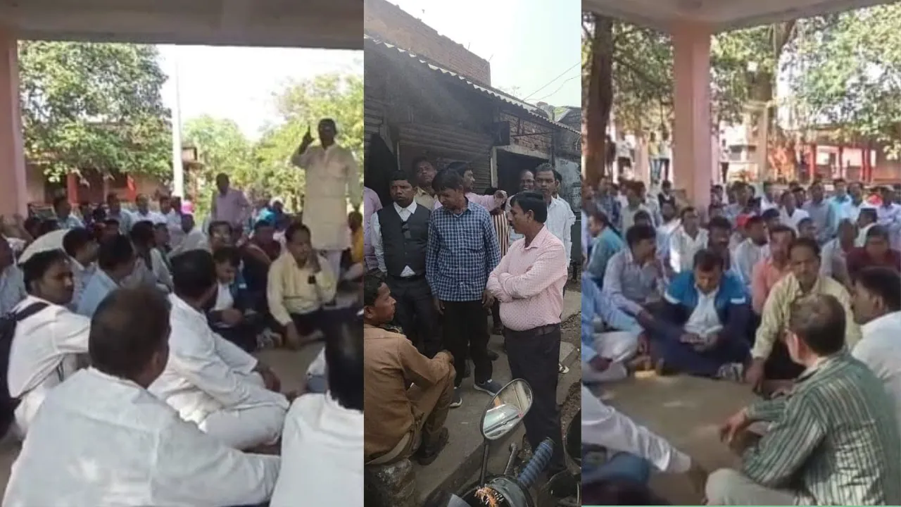 घेराव से पहले ही सहायक अध्यापकों को पुलिस ने किया गिरफ्तार, मंत्री सुदिव्य सोनू का आवास घेरने की थी तैयारी