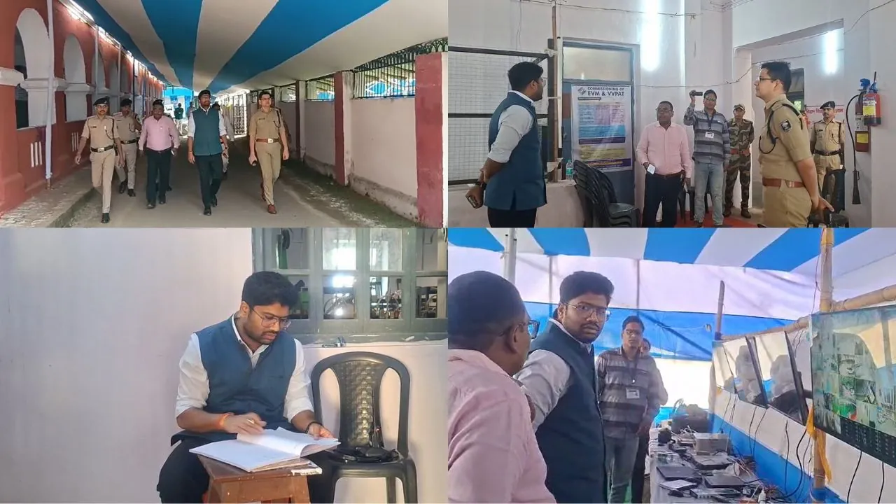 14 नवंबर को मतगणना : DM- SP ने किया बज्र गृह का निरीक्षण, सुरक्षाबलों को दिए आवश्यक निर्देश