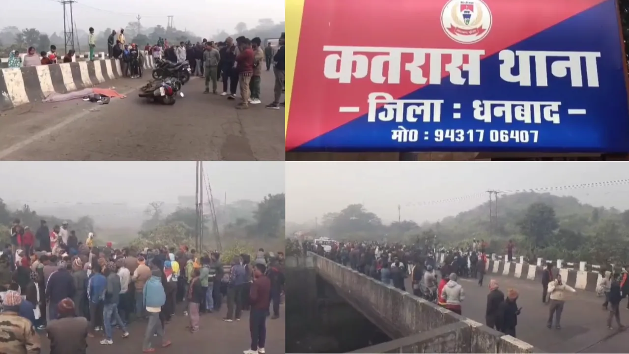 अवैध बालू लदे ट्रैक्टर ने बाइक सवार व्यक्ति को रौंदा, मौके पर मौत, आक्रोशितों ने जाम किया NH