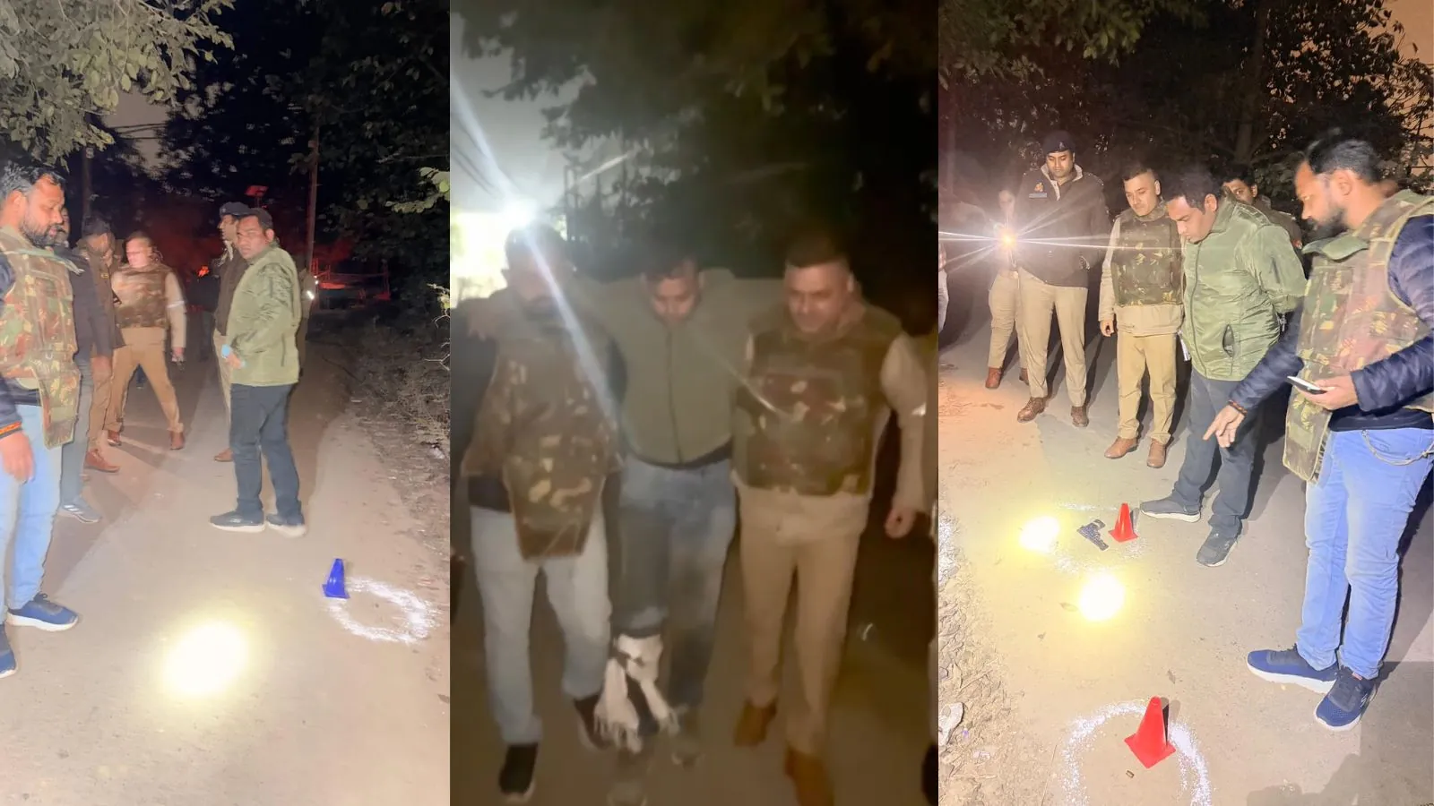 वाराणसी में एक लाख का इनामी गैंगस्टर पुलिस मुठभेड़ में गिरफ्तार, पिछले वर्ष कॉलोनाइजर महेंद्र गौतम की गोली मारकर की थी हत्या