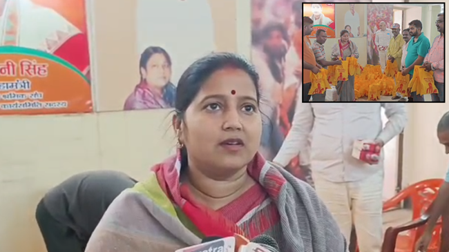 झरिया विधायक ने दिखायी मानवता, जरूरतमंदों के बीच बांटे दीया-बाती और मिठाई