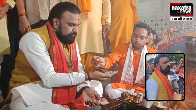 नामांकन से पहले सम्राट चौधरी ने की पूजा-अर्चना, कहा – “कमल फिर खिलेगा बिहार में”