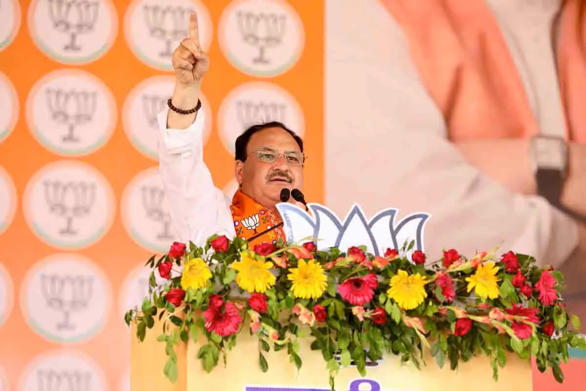 घुसपैठियों को संरक्षण दे रही है कांग्रेस-जेएमएम, जनता नहीं करेगी बर्दाश्त : J.P. Nadda