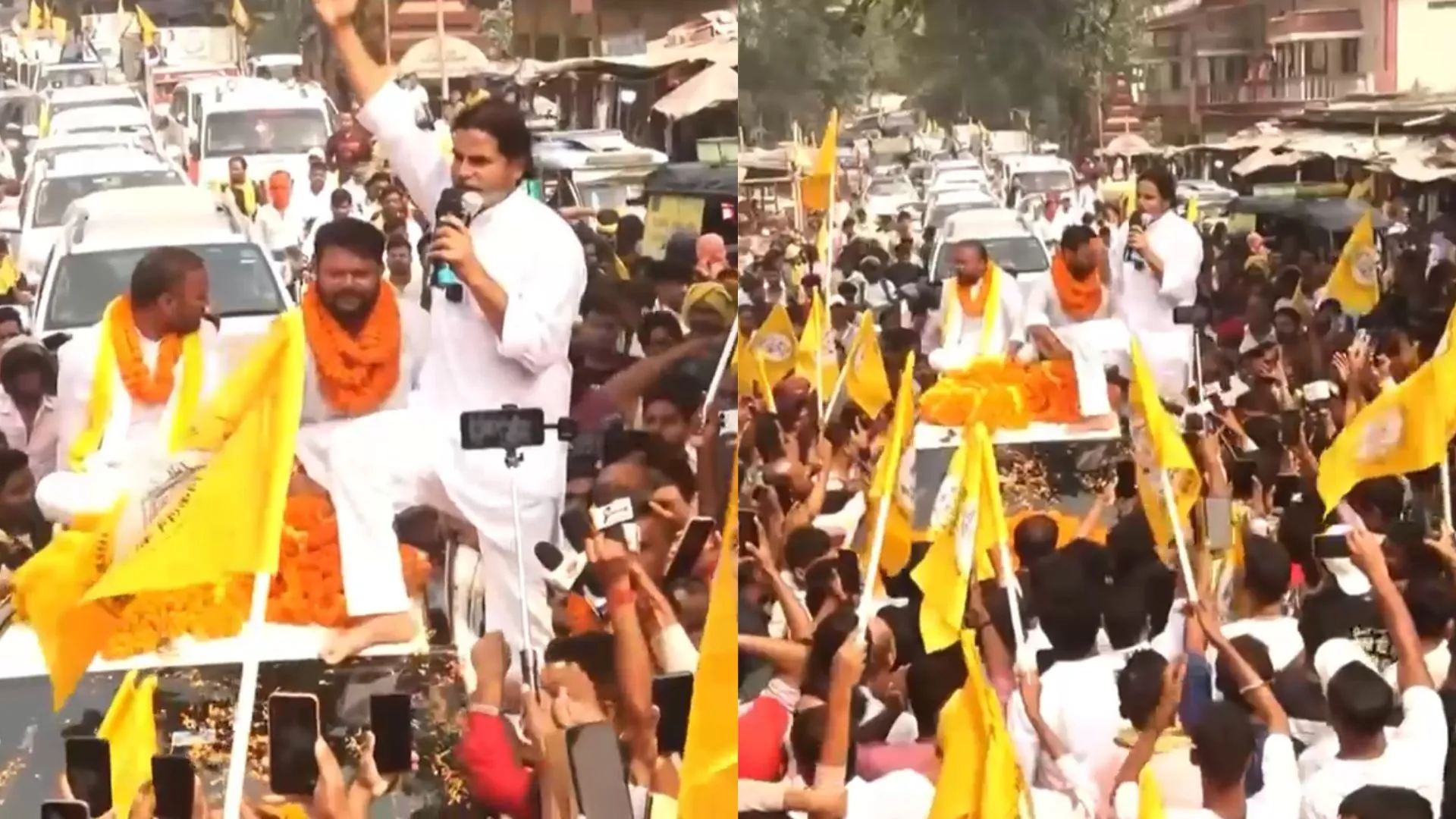 पीके की एंट्री से रोमांचक और दिलचस्प हुआ बिहार विधानसभा चुनाव, रोड शो में उमड़ा जनसैलाब