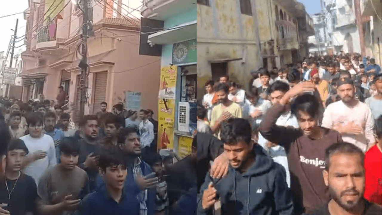 US के हमले में Khamenei की मौत, लखनऊ की सड़कों पर शिया समुदाय ने निकाला मातमी जुलूस