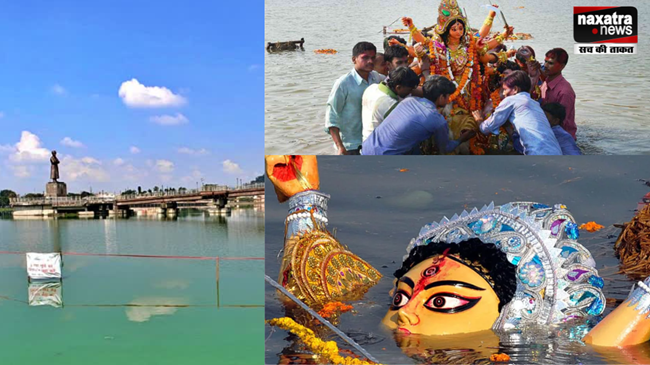 राजधानी में प्रतिमा विसर्जन को लेकर प्रशासन अलर्ट, NDRF की टीम तैनात